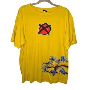 Vintage 90s Marvel comics wolverine wrap around X-Men Tshirt size men's Large